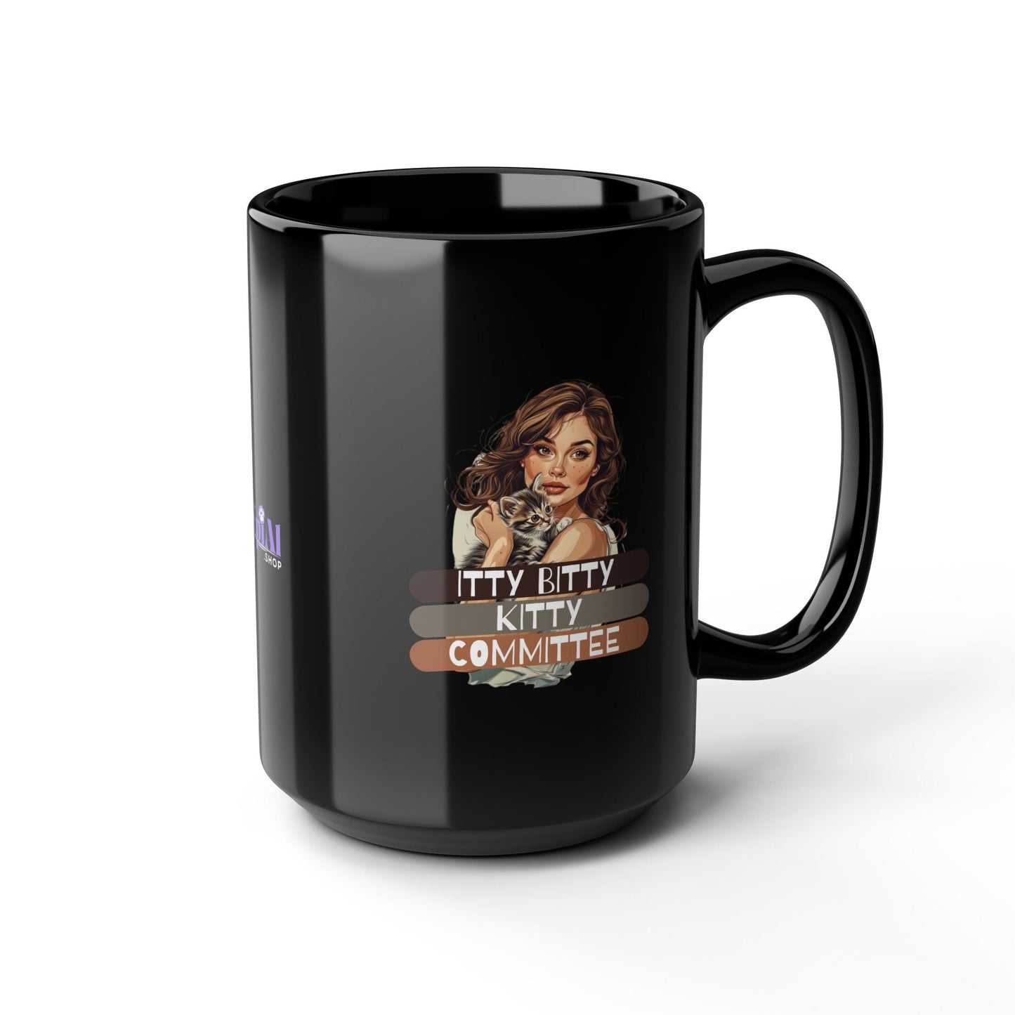 Itty Bitty Kitty Committee Mug - Whimsical Cat Design