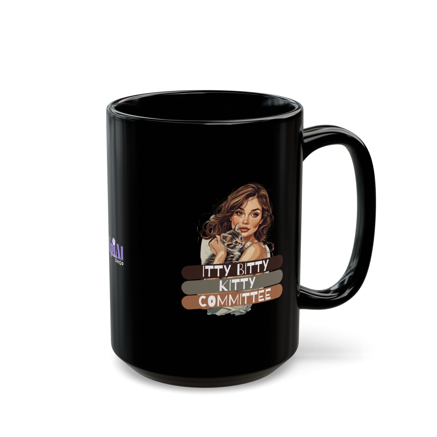 Itty Bitty Kitty Committee Mug - Whimsical Cat Design