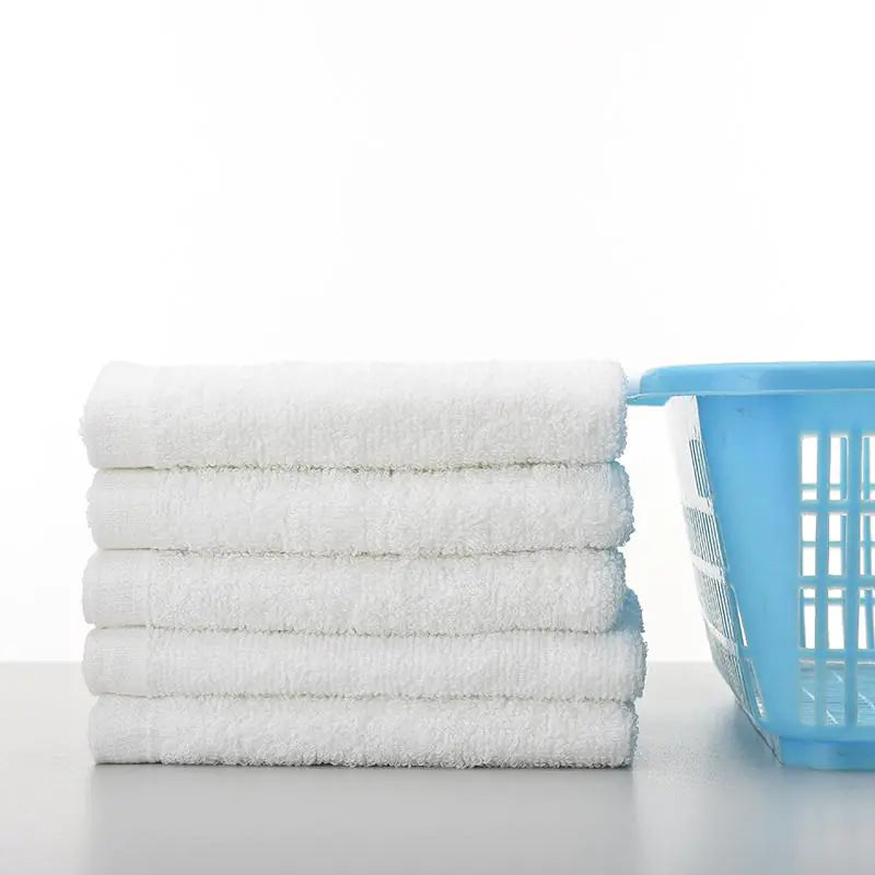 Premium White Cotton Bath Towels