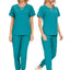 Slim Fit Women's Stretch Scrub Set for Medical Professionals