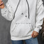 Hoodie à poche kangourou avec cordon de serrage Ivy Lane