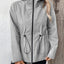 Ivy Lane Drawstring Zip Up Hooded Jacket - Korvel