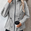 Ivy Lane Drawstring Zip Up Hooded Jacket - Korvel