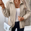 Ivy Lane Pocketed Zip Up Long Sleeve Jacket - Korvel