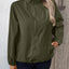 Ivy Lane Pocketed Zip Up Long Sleeve Jacket - Korvel