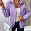 Ivy Lane Pocketed Zip Up Long Sleeve Jacket - Korvel