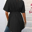 Ivy Lane Tied Round Neck Half Sleeve Blouse