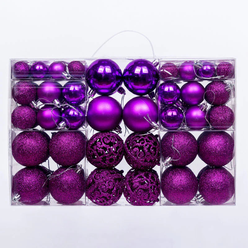 Decoraciones de Bolas de Navidad Premium - Set de 100 Piezas