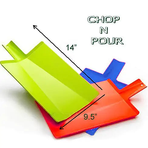 Planche à découper Chop And Pour - Préparation de repas sans effort