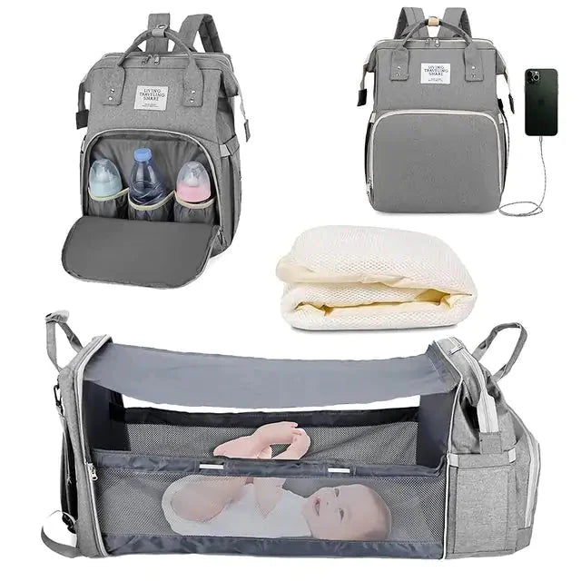 Cama portátil para bebés para viajar y en casa