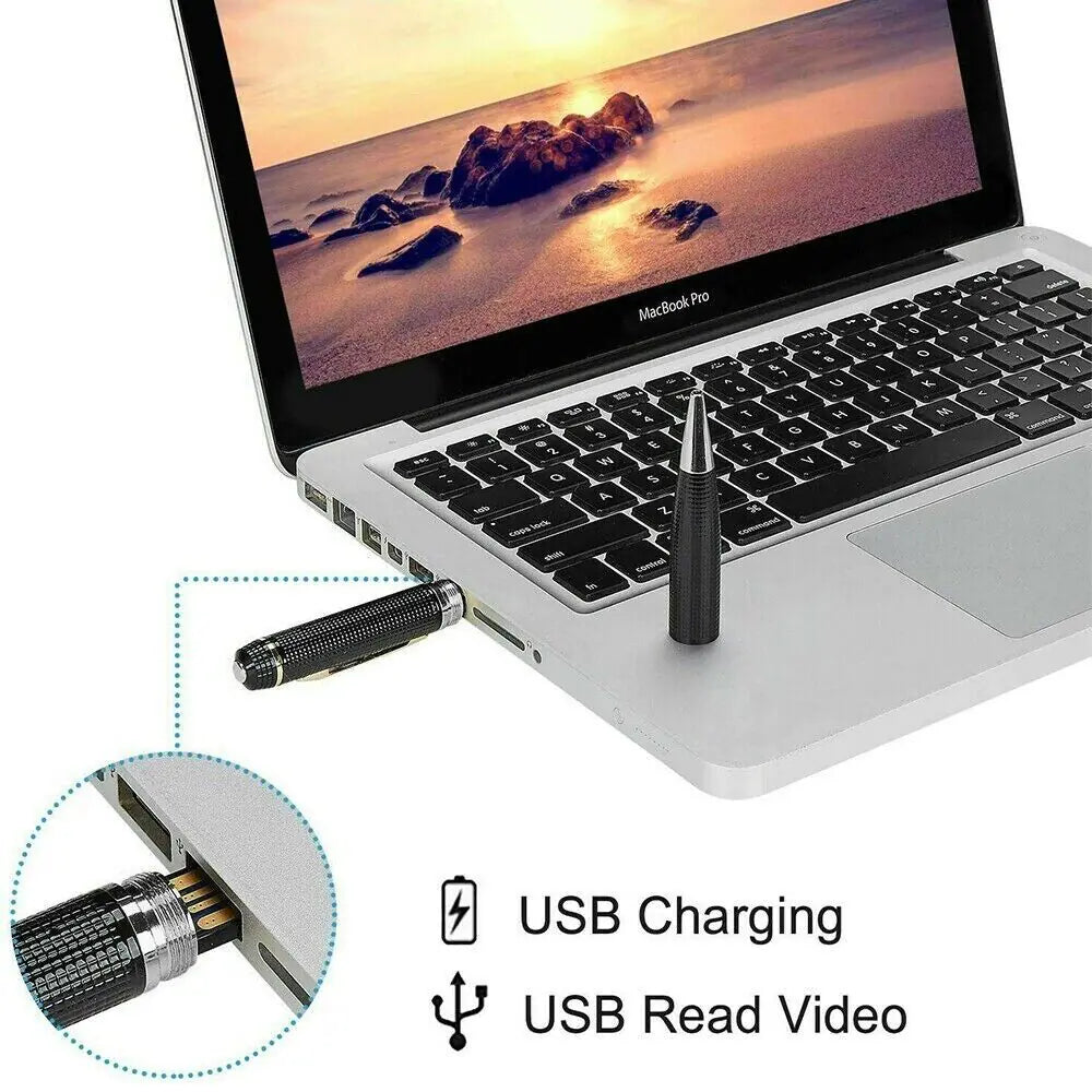 Enregistreur vidéo corporel mini HD 1080P - Caméra cachée stylo