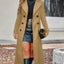 Elegant Double Breasted Women's Overcoat