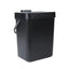 VIGIND Hanging Small Trash Can with Lid - 5L Plastic Waste Basket (Black)
