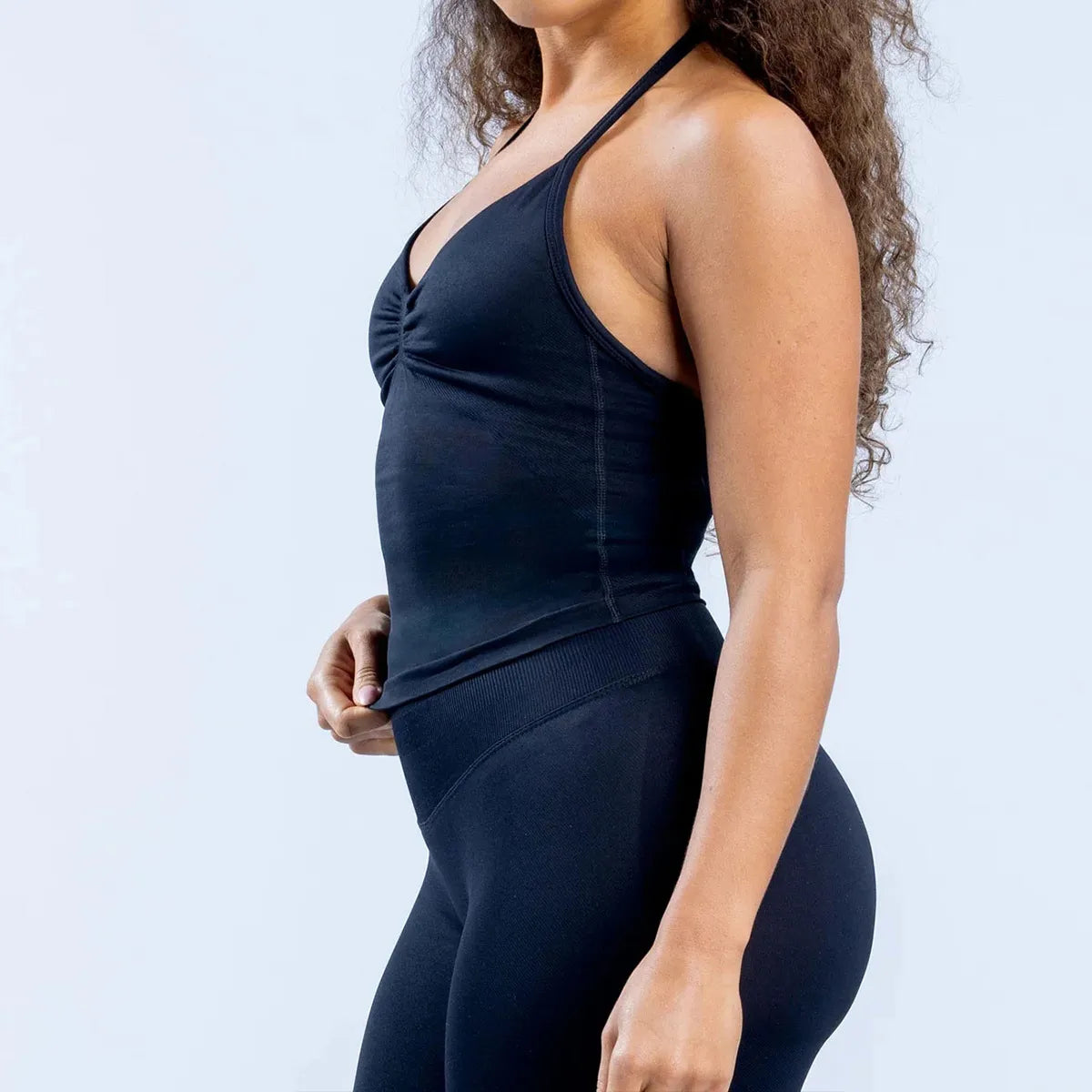 Top Deportivo Sin Costuras de Nylon Mate