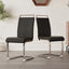 Modern PU Faux Leather Dining Chairs - Set of 4