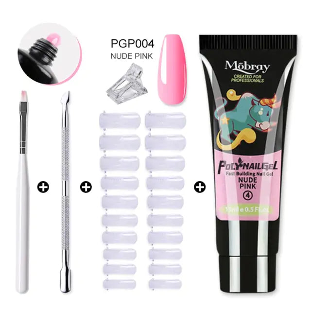 Premium Poly Nail Gel Set for Stunning Nail Art
