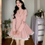 Vestido Elegante Rosa Invierno para Cada Ocasión