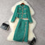 Ensemble de Robe en Tweed d'Hiver Runway