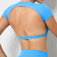 T-shirt de fitness sans dos pour un mode de vie actif