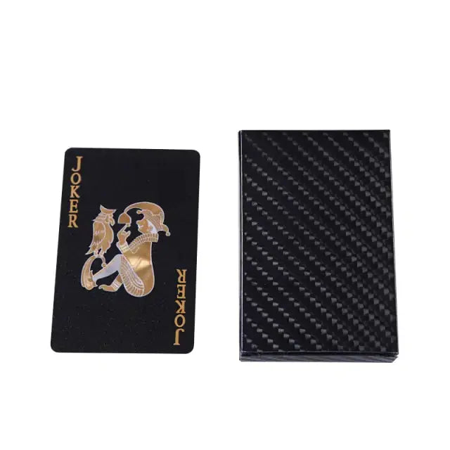 Cartas de Juego Black Gold - Juego de Cartas de Lujo