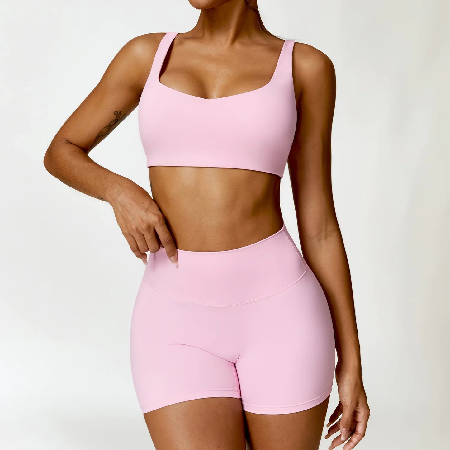Traje de Yoga Ajustado Nude de Invierno