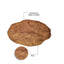 Set de 4 sous-assiettes en bois écologiques