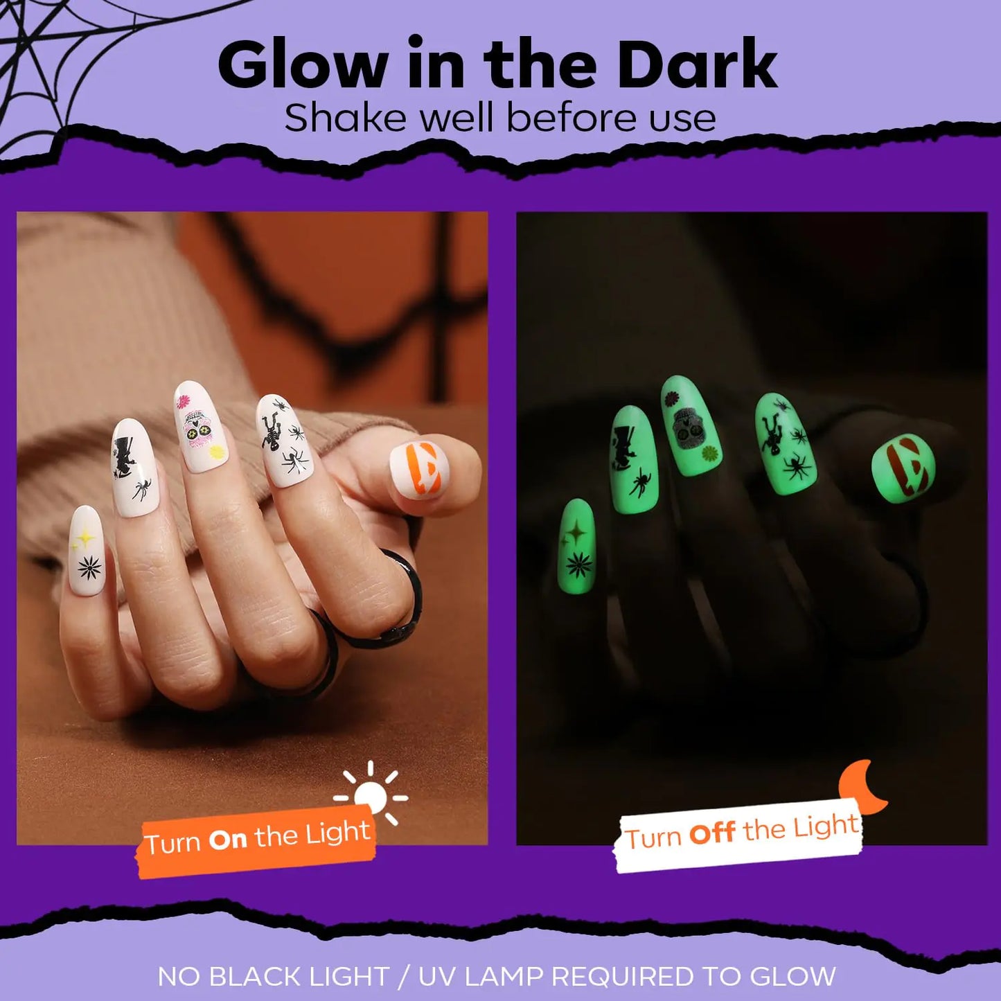 Ensemble de vernis à ongles Modelones Boo-tiful Nightmare pour Halloween