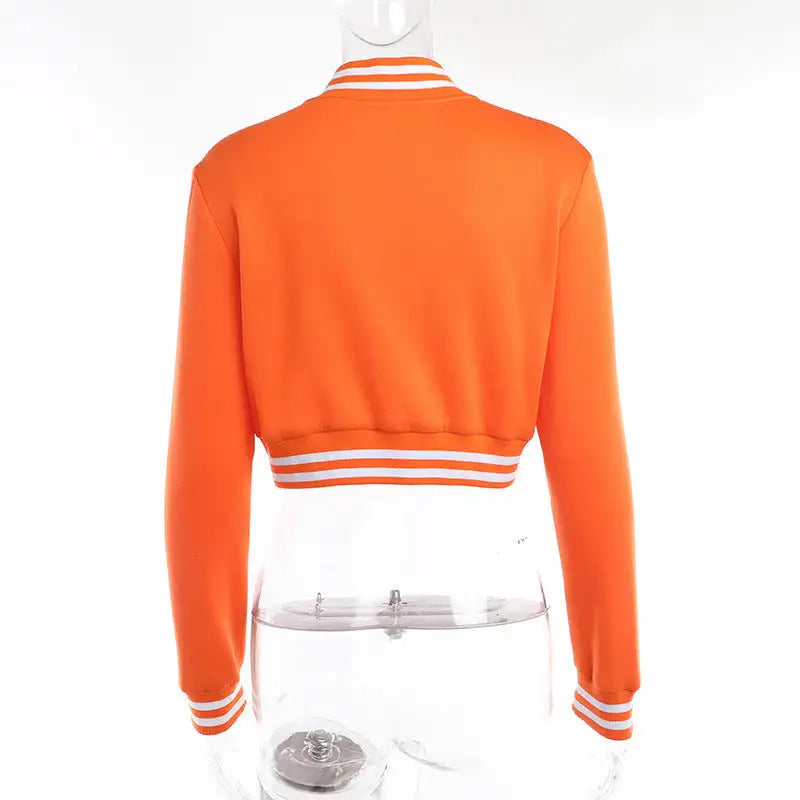 Veste Varsity Croppée