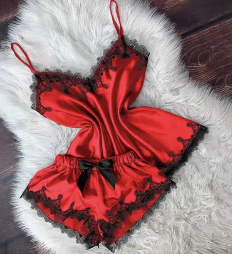 Ensemble de Chemise de Nuit Élégant pour Femmes