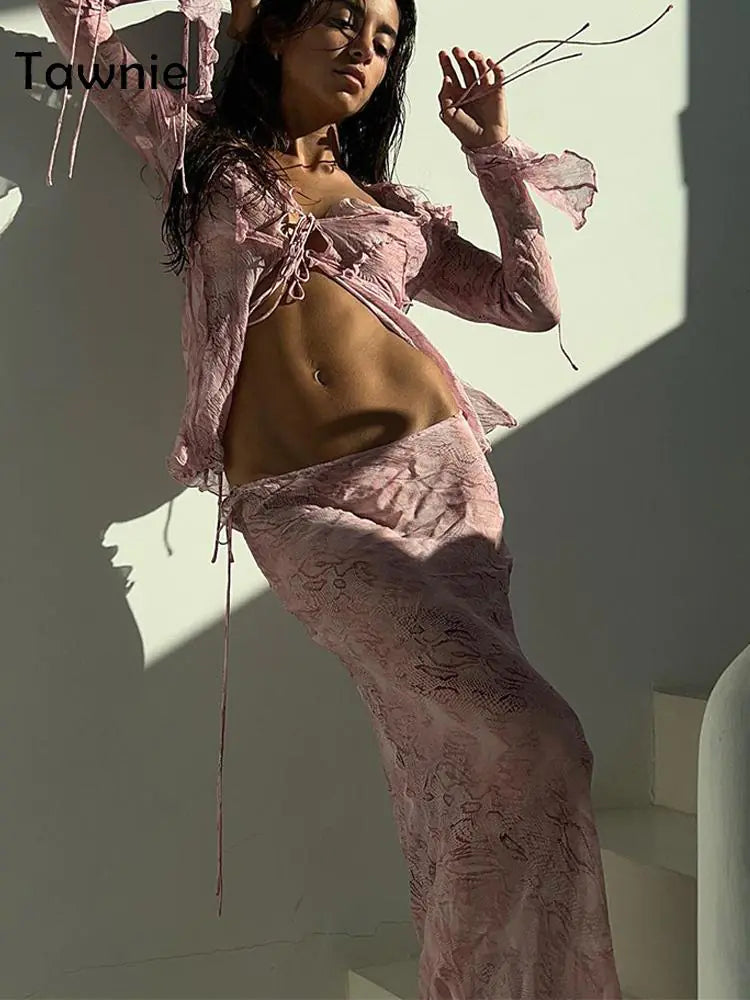 Conjuntos de Vestidos Transparentes Chic para una Elegancia Sin Esfuerzo
