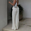 Ensemble élégant de pantalons larges taille haute