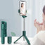 LEAPCOVER Selfie Stick Light - Trépied 3-en-1 et Anneau Lumineux