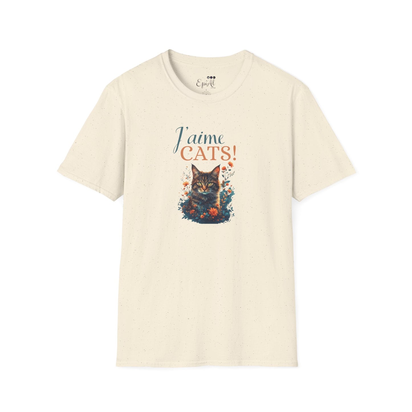 Camiseta Unisex Softstyle J'aime Cats