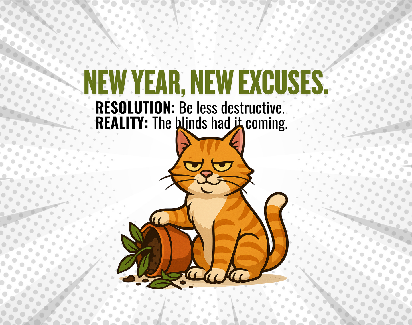 Catsplaining the Year – 2026 Funny Cat Calendar
