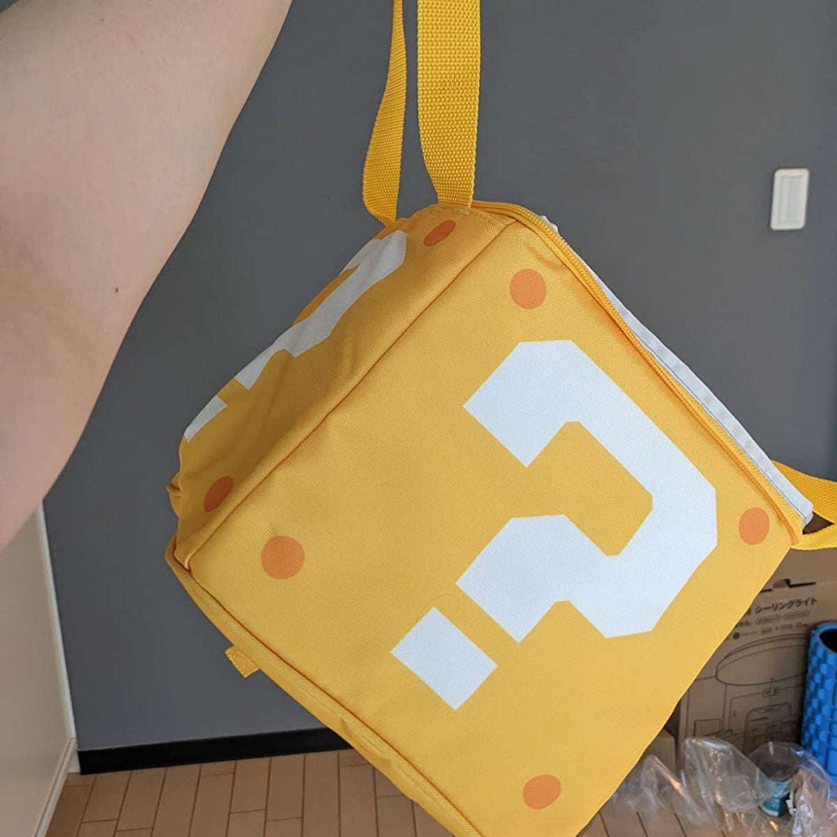 Japanese Mario question mark storage bag insulation box large capacity outdoor picnic insulation cooler bag ice pack - Korvel