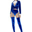 Disfraz de personaje de película Powers para mujer de Forplay - Azul M/L