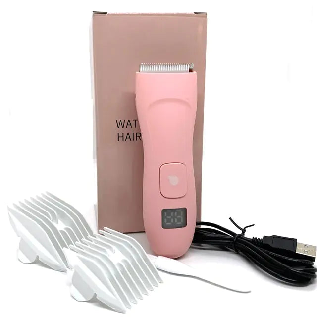 Recortadora Eléctrica Impermeable para Mujeres - Afeitadora de Cuerpo Sin Cable