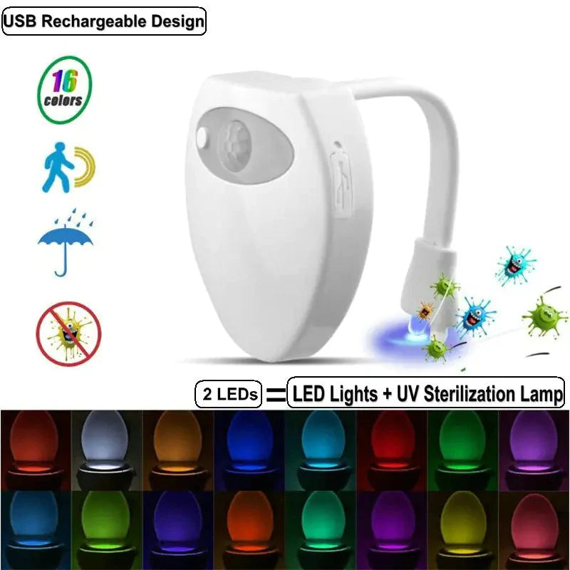 Toilet Night Light for Safe Bathroom Navigation