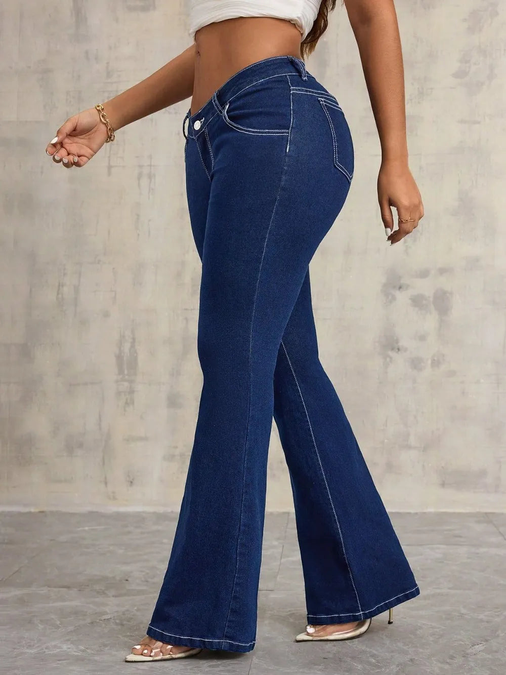 Jeans Elegantes con Bolsillos Funcionales