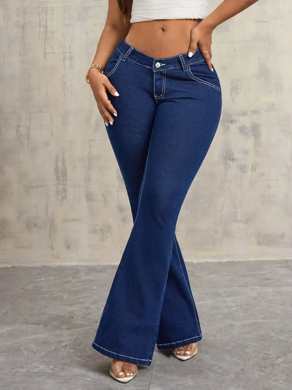 Jeans Elegantes con Bolsillos Funcionales