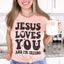 Jesús te ama y yo estoy intentando Tee