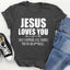 Camiseta Jesús te ama