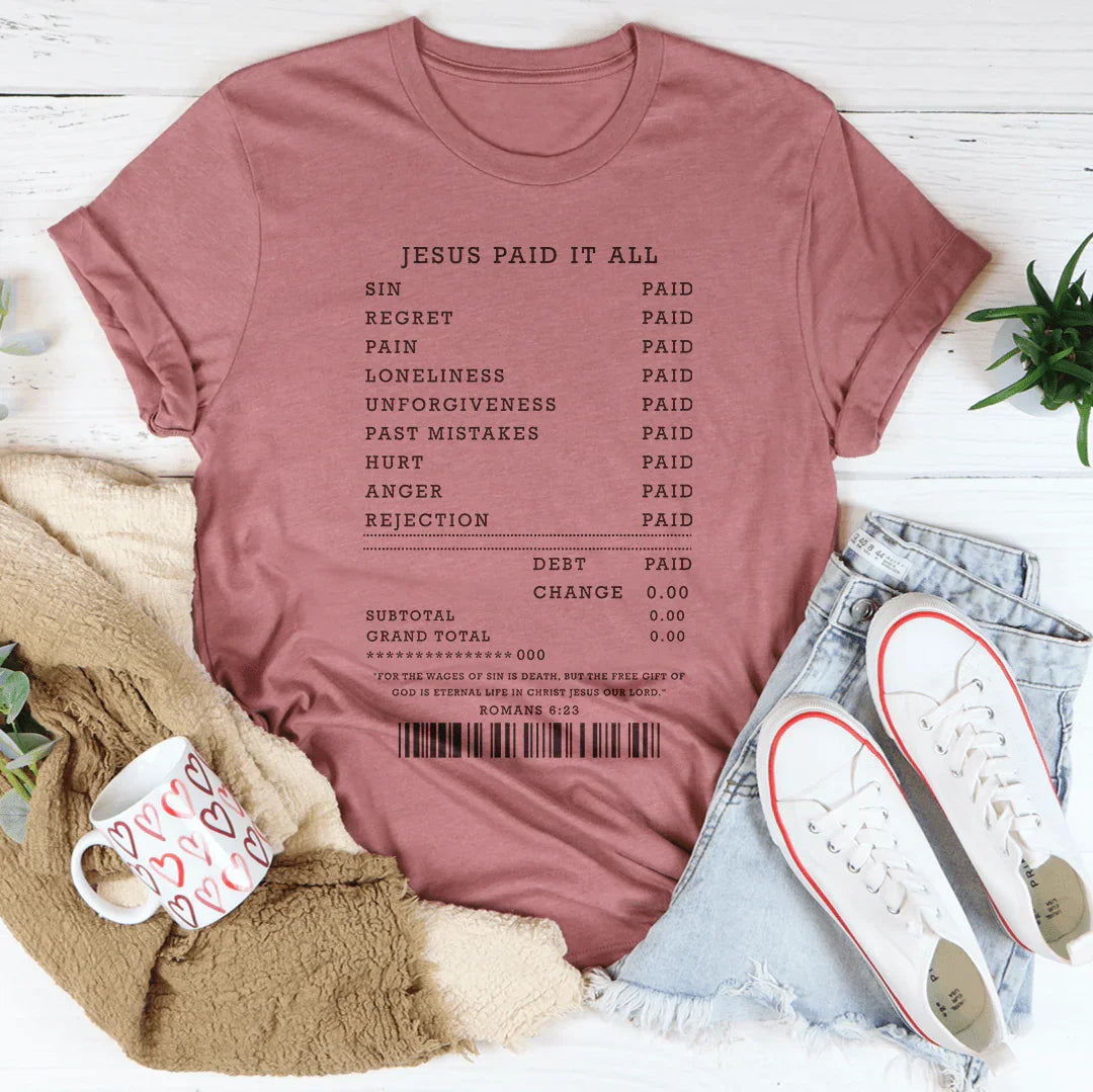 Jesús lo pagó todo Tee