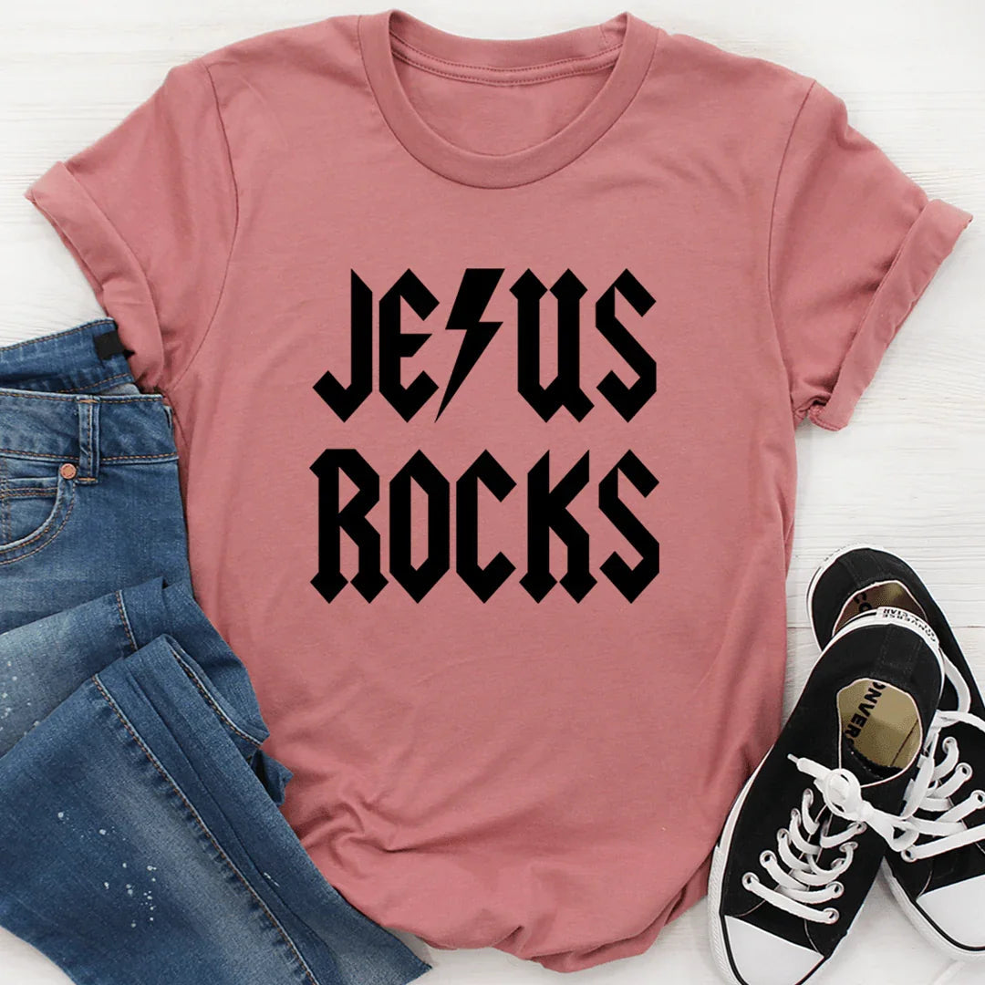Jesus Rocks Tee - Premium Comfort T-Shirt - Korvel