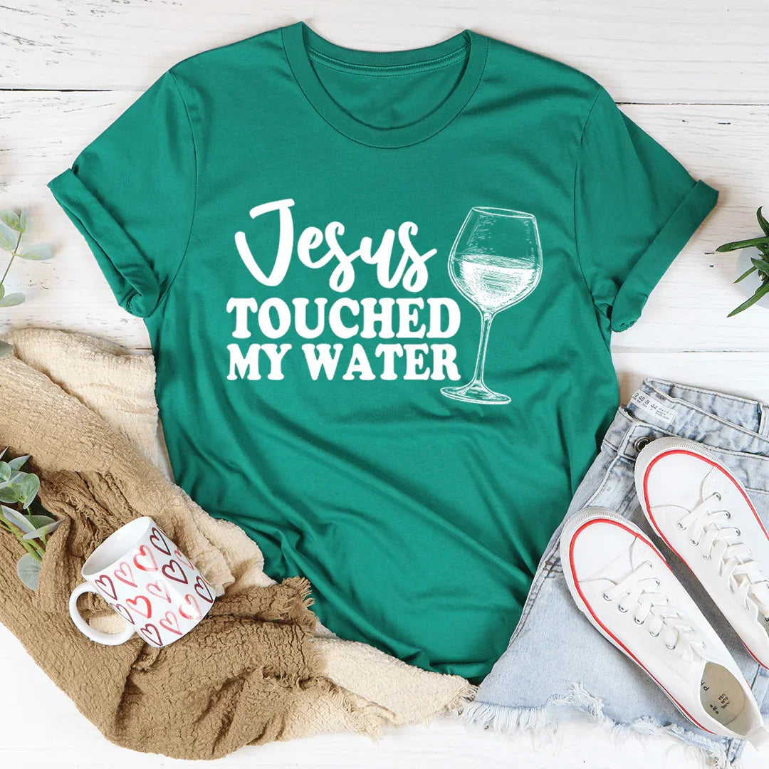 Jesús tocó mi agua Tee