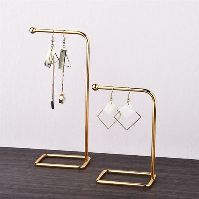 Premium Metal Jewelry Display Stand for Earrings and Necklaces