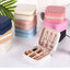 Elegant Travel Jewelry Organizer - Portable PU Leather Case for Rings, Earrings & Necklaces - Korvel