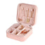 Elegant Travel Jewelry Organizer - Portable PU Leather Case for Rings, Earrings & Necklaces - Korvel