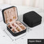 Elegant Travel Jewelry Organizer - Portable PU Leather Case for Rings, Earrings & Necklaces - Korvel