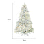 Elegant PVC Snow-Capped Christmas Tree for Holiday Decor